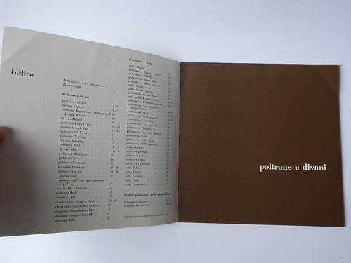 ARFLEX sedie divani poltrone Milano 1961 CATALOGO vintage Zanuso Pulitzer - Photo 2/3