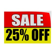 Decal Stickers Sale 25 off Promotion Business Vinyl Store Sign Label Business