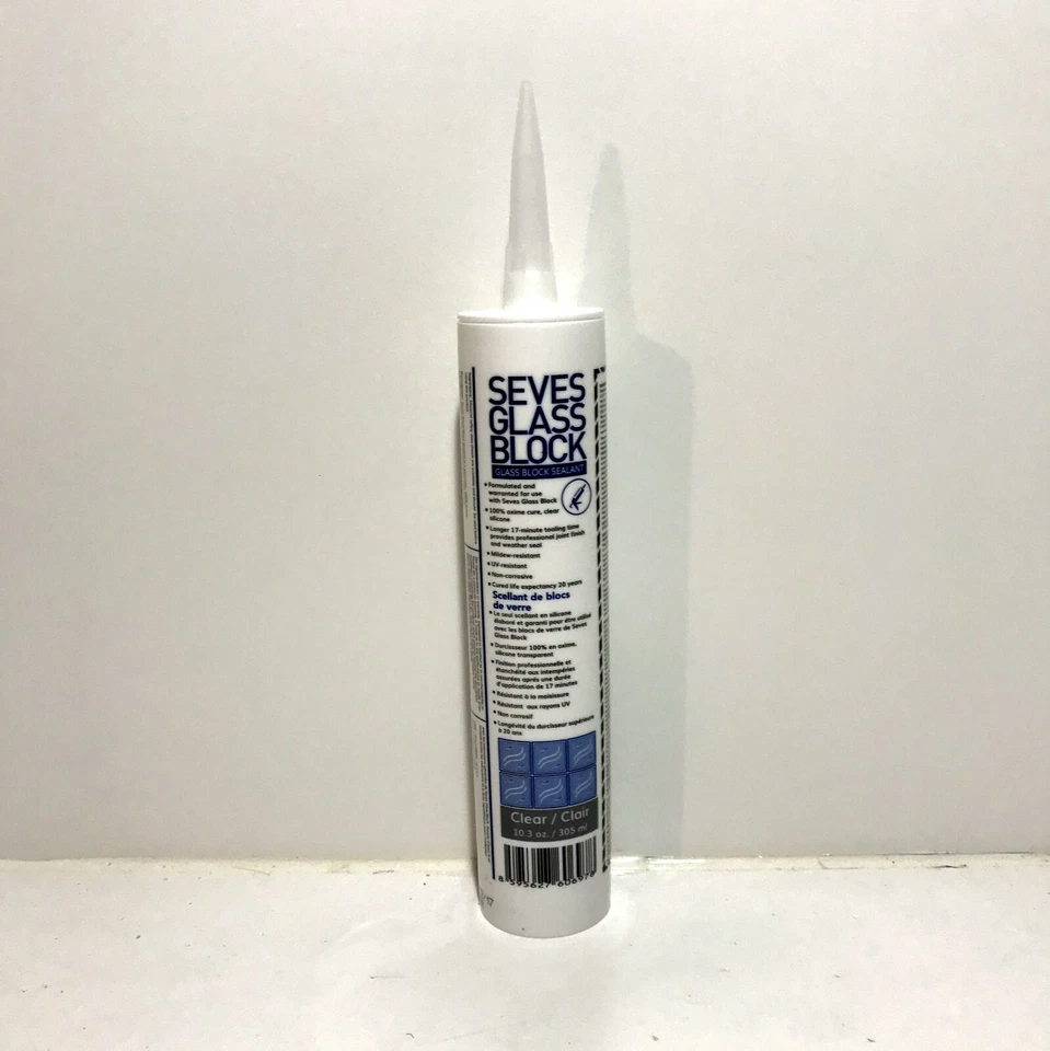 Seves Glass Block Sealant for Mortarless Installation