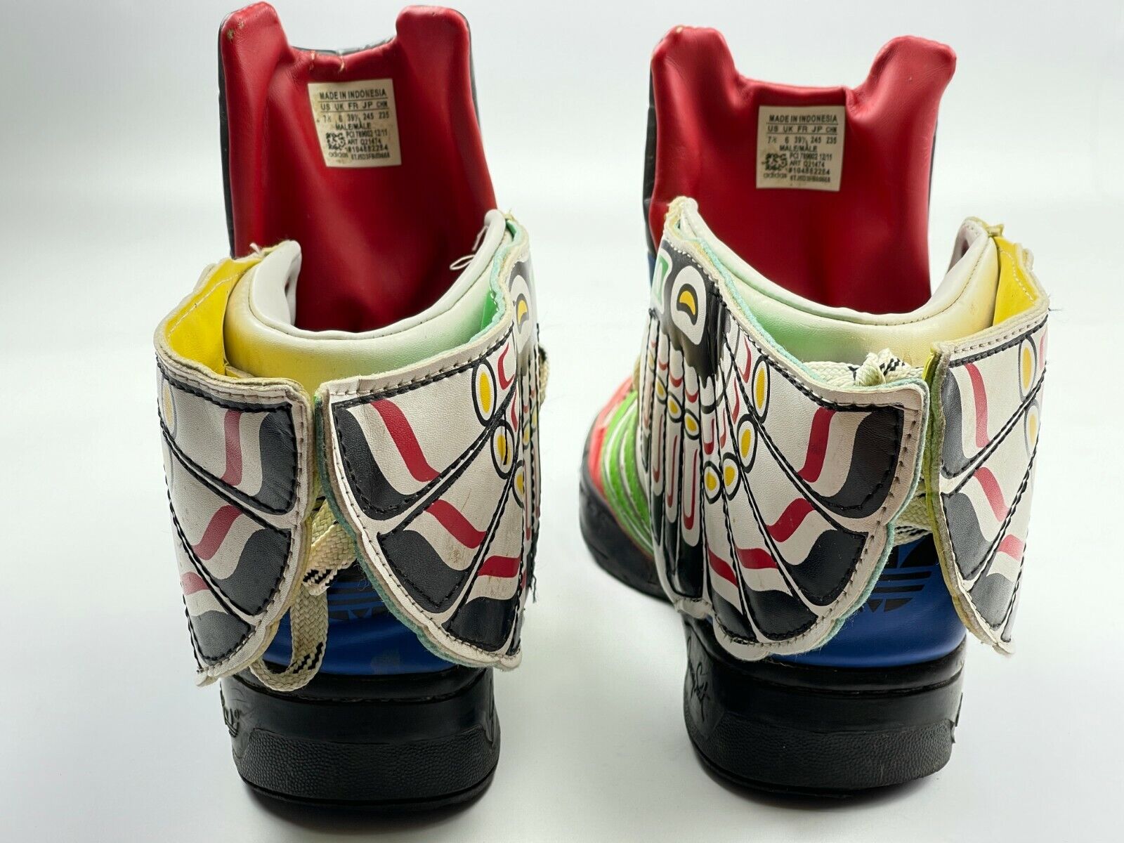 Adidas Originals Jeremy Scott Sneakers Eagle Wings  Totem Shoes Obyo  size 7,5 | eBay