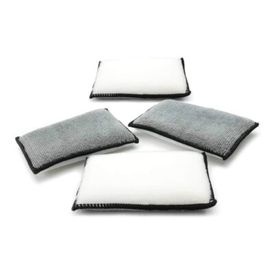 4er Pack Mehrzweck Innen & Außen Auto Detailing Peeling Pad Valeting