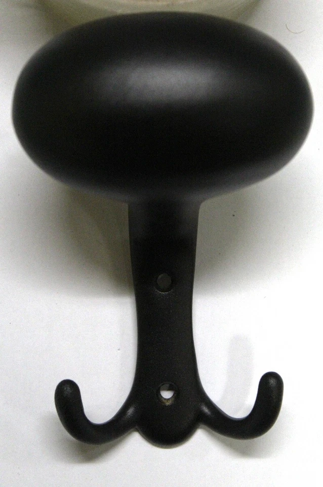 MASIDEF - APPENDIABITO IN OTTONE FINITURA NERO OPACO A 3 POSIZIONI