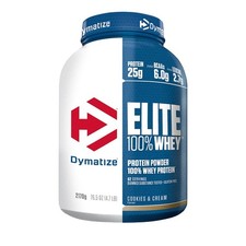 Galletas y crema Dymatize Elite 100 % suero 2170 g - 62 porciones altas, blancas