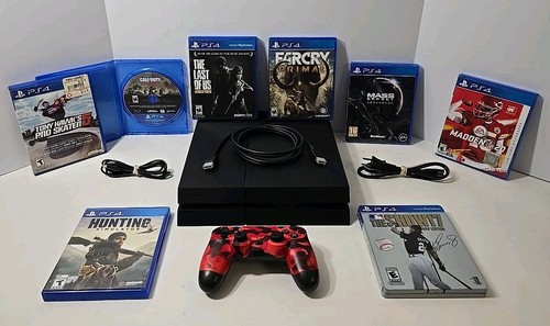 Playstation 4 Konsole & 8 Spiele Mega Bundle! SAUBER/GETESTET! HEUTE VERSAND KOSTENLOS 🔥