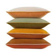 Btyrle 8-Colors Velvet Throw Pillow Covers 18x18 Inch Set of 4 Decorative Vel...
