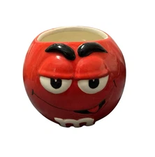 Officially Licensed M&M Red Candy Bowl / Planter / Mug