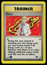 Pokemon Card - Blaine Gym Challenge 100/132 1st Edition Rare on eBay