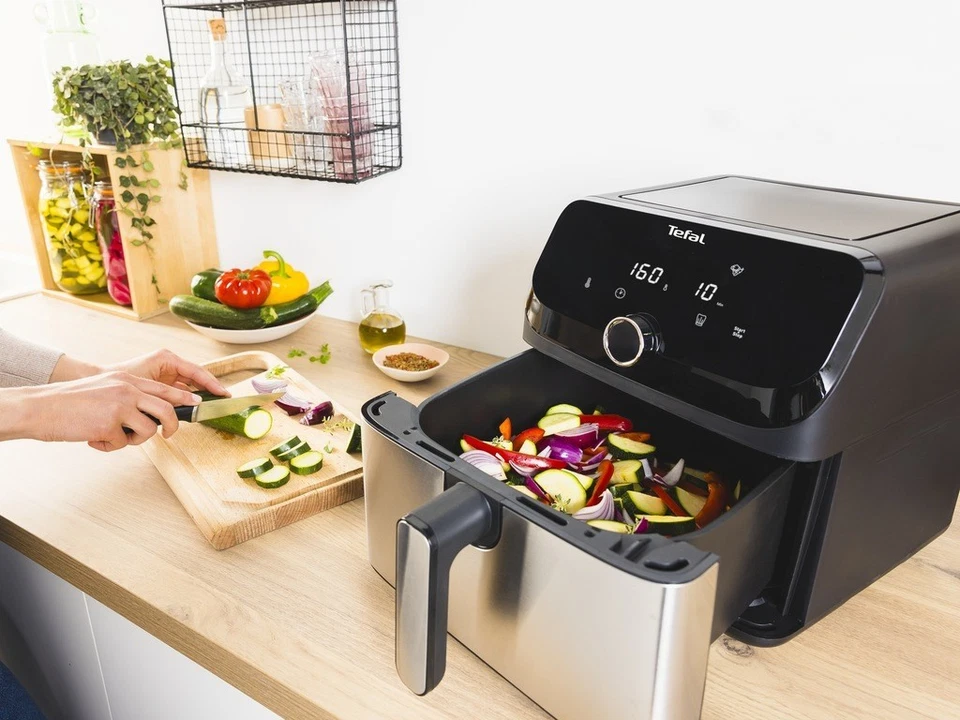 TEFAL EY855D10 Heißluftfritteuse 7,5 l Groß XL, Fritteuse Tefal - Bild 3 von 4