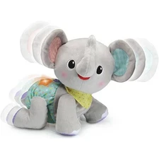 Bright Starts Giggle Gear Crawl Along Elephant Musical Toy Encourages Crawling