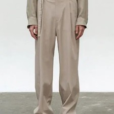 InnoSense Belted Beige Pants - Comfortable Fit