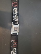 Fibbia cintura di sicurezza nera Call of Duty Black Ops III PS3 Xbox 360 PC promo