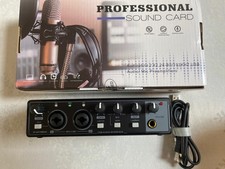 2x2 USB Audio Interface 24-bit/192kHz   Dual XLR Mic Preamps   48V Phantom
