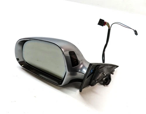 08-14 AUDI A5 S5 (B8 8T) LEFT HEAT MEM AUTODIM BLIND SPOT MIRROR (ALUMINUM)