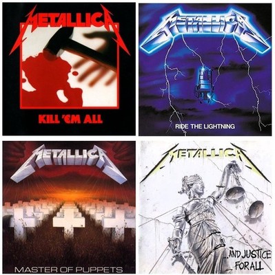    Metallica   4 CDs + Kill `Em All + Ride the Lightning + Master of Puppets +  