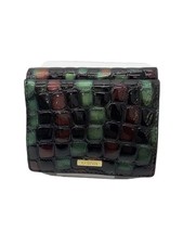 BARCOS Bi-fold Wallet, Cowhide, GRN, Women's