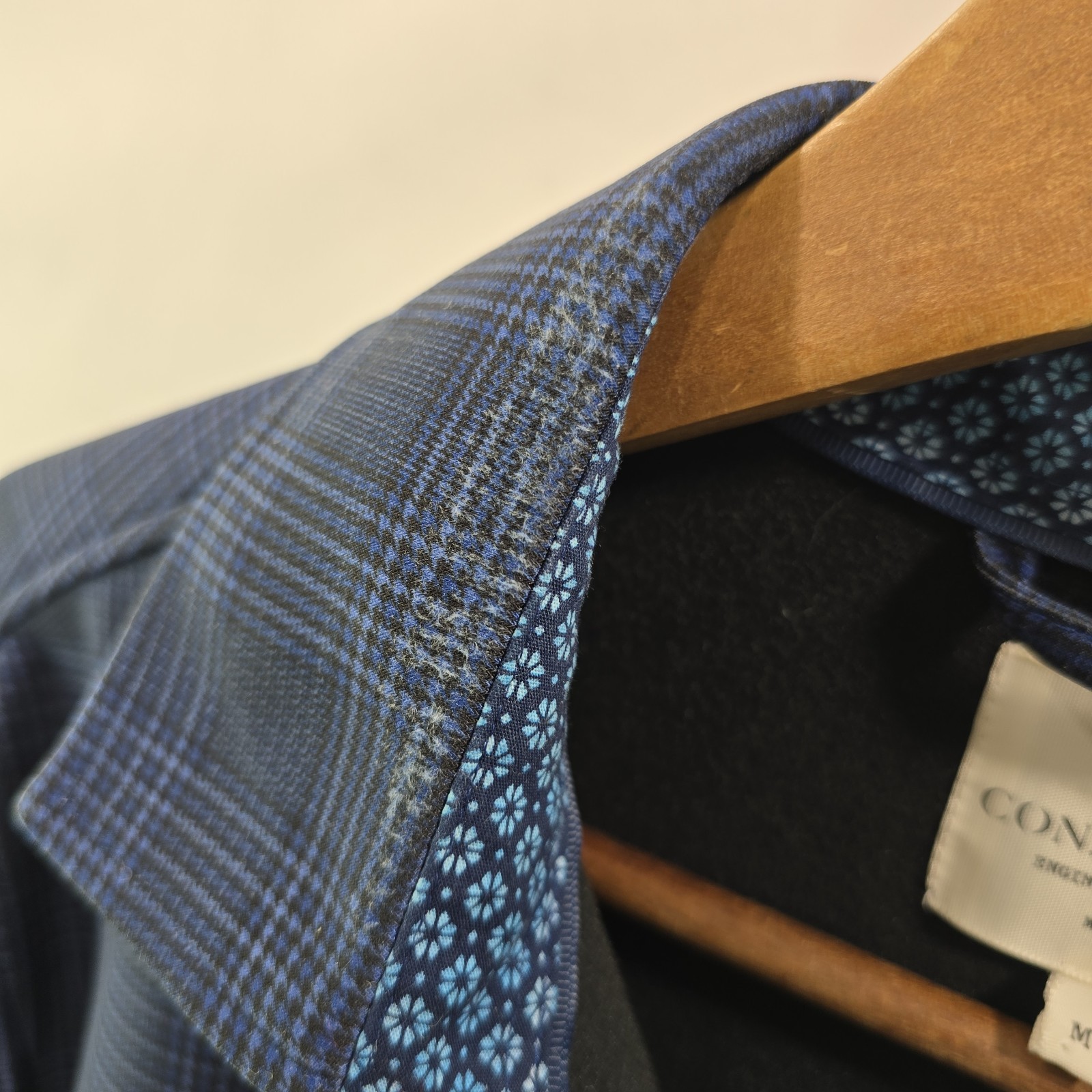 Construct Shirt Jacket Men Medium Blue Button Fle… - image 14