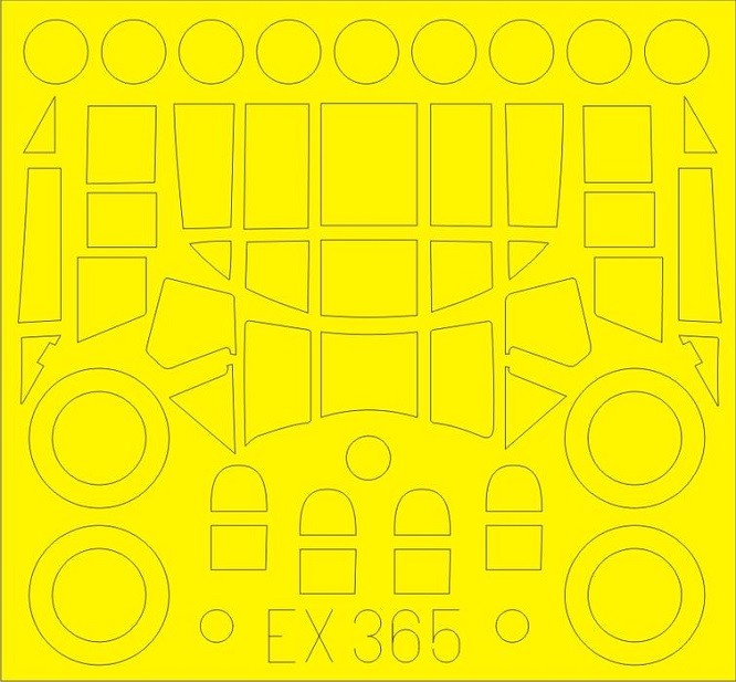 Eduard Accessories Ex365 - 1:48 An-2 1/48 For Hobby Boss - Masking Film - New