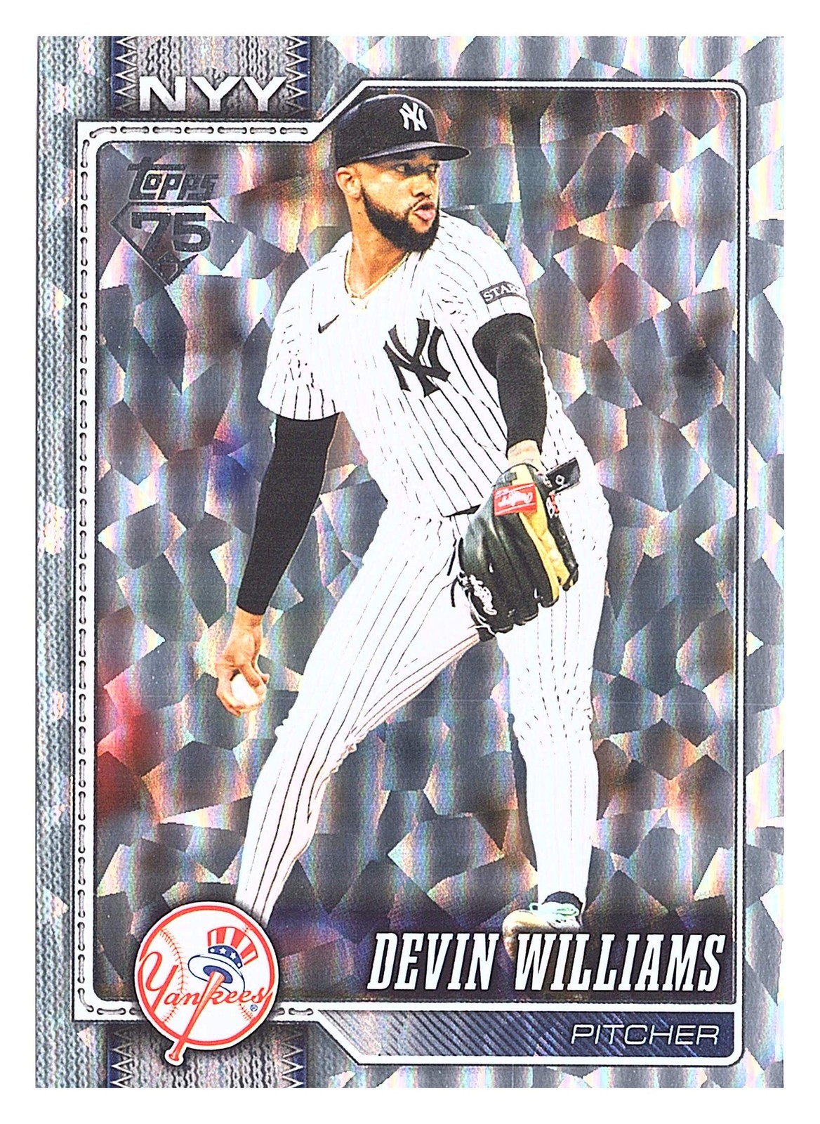 2026 Topps #239 Devin Williams Silver Crackle Foil