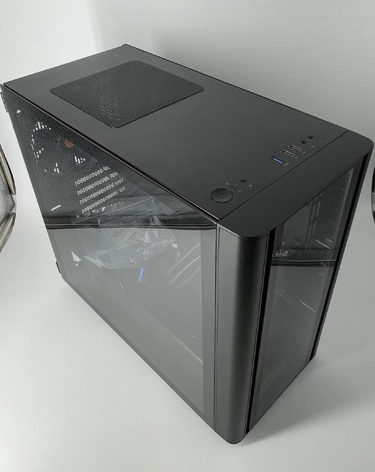 Thermaltake V150 TG Micro ATX PC Gehäuse Schwarz Tempered Glass Gaming mit Glas* - Bild 2 von 4