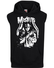 Misfits' Coffin American Punk Rock Band Men's Black Muscle Hoodie