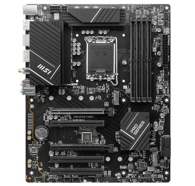 MSI PRO B760-P WIFI DDR5 Motherboard w/ I/O Shield Antenna SATA M.2 Screw