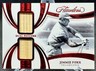 2025 Flawless #DP-JF Jimmie Foxx Dual Patches Bat Relic Ruby 3/20 Jersey Number