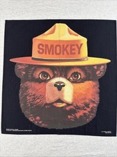 Filson Made in USA Smokey Bear Bandana Handkerchief Vintage RARE 22x22" Cotton