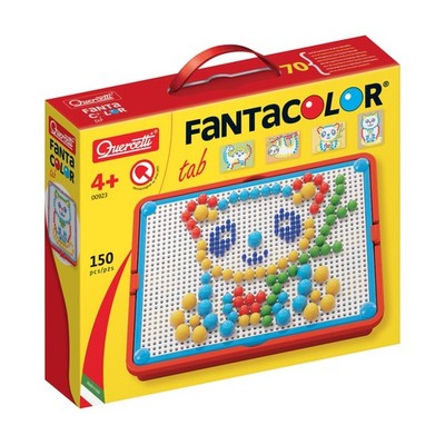 Quercetti 0923 Quercetti-0923 FC Portable Small d.15, Kids' Mosaic Kits-STEAM To