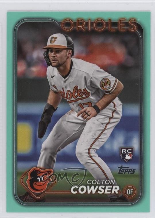 2024 Topps Series 1 Aqua Colton Cowser #257 17vi
