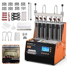 ANCEL JC600 Car GDI Fuel Injector Tester Ultrasonic Injector Cleaner Machine Kit