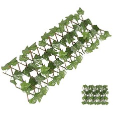  Faux Leaves Fence for Garden Decorative Screening Trellis with Artificial