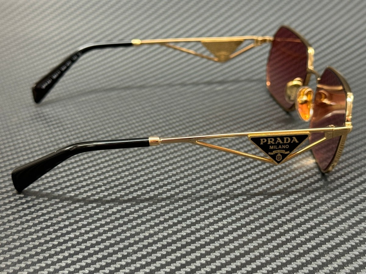 Authentic  Pinkish Purple / Gold Arms Prada Sunglasses NWOT Prada PR 26ZS Sunglasses | LensCrafters main image 4