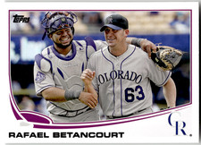 2013 Topps Update #US42 RAFAEL BETANCOURT Colorado Rockies MLB Baseball