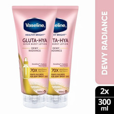 2X Vaseline Serum Burst Lotion Gluta-Hya Dewy Radiance LARGE 300ml - Malaysia
