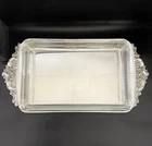 Vintage Wallace BAROQUE SP 19" Bake & Serve Buffet Casserole Dish w/ Pyrex Liner