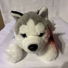 FAO Schwarz Adopt-A-Pet Husky Dog 15 Blue Eyes - New With Tags