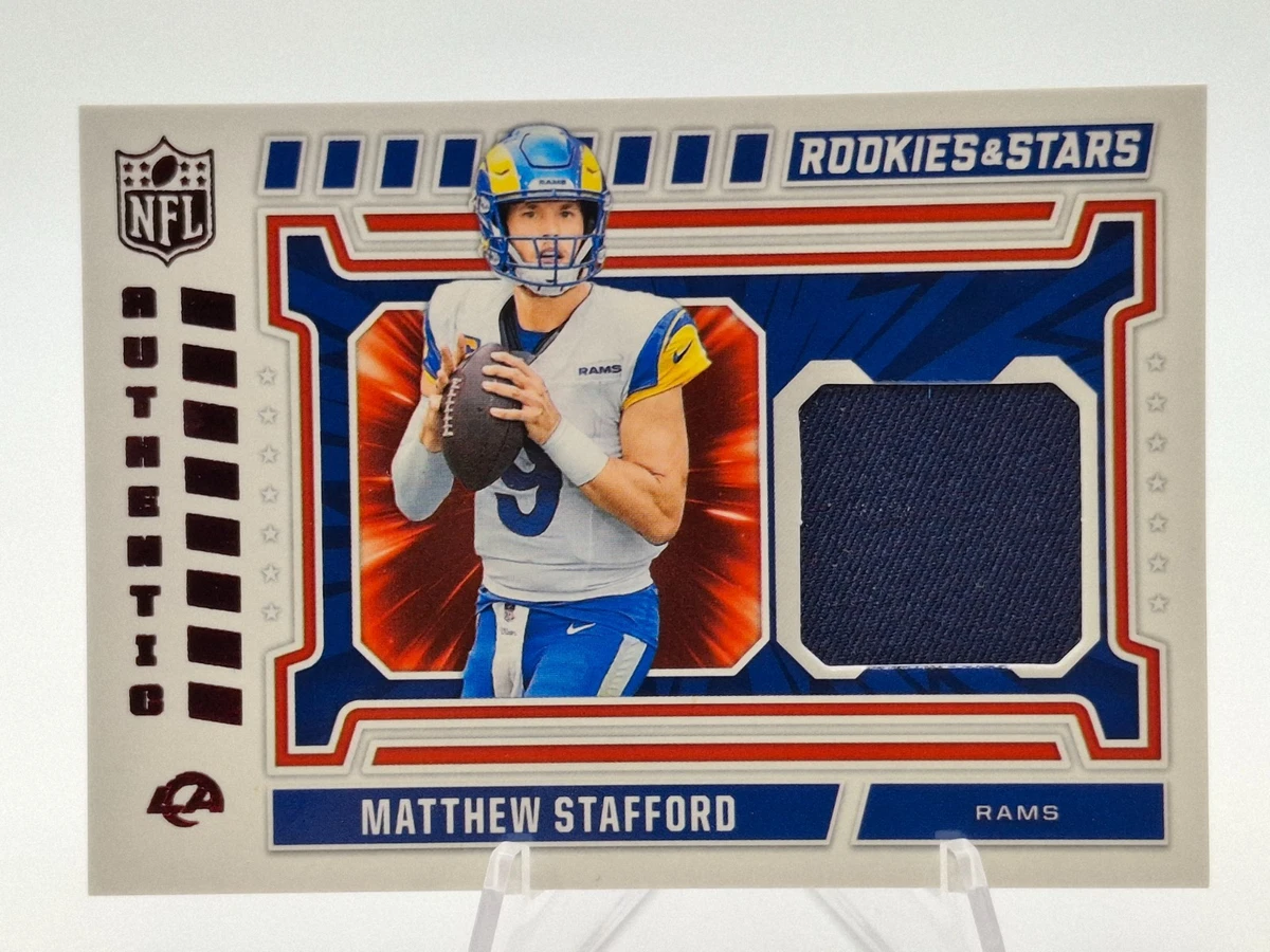Panini Matthew Stafford Memorabilia Football Sports Trading Cards