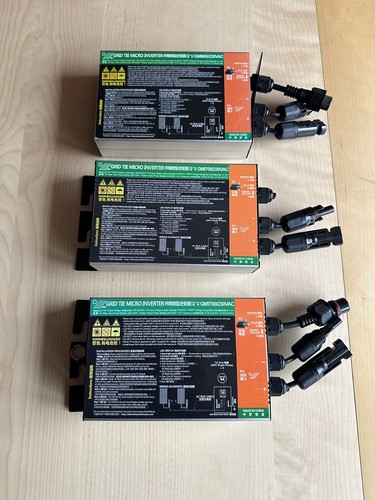3x Modulwechselrichter GMI700 Wechselrichter GMI600 Photovoltaik Micro Inverter