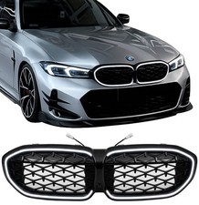 ? LED SPORT GRILL NIEREN F�R BMW 3ER G20 G21 2019-2022 SCHWARZ DIAMOND NEU ?