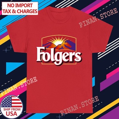 Folgers Coffee Drink Men's Red Size S-5XL