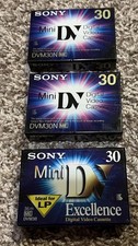 THREE 3x Sony DVM30 ME Mini-DV Digital Video Cassette Premium - SEALED New