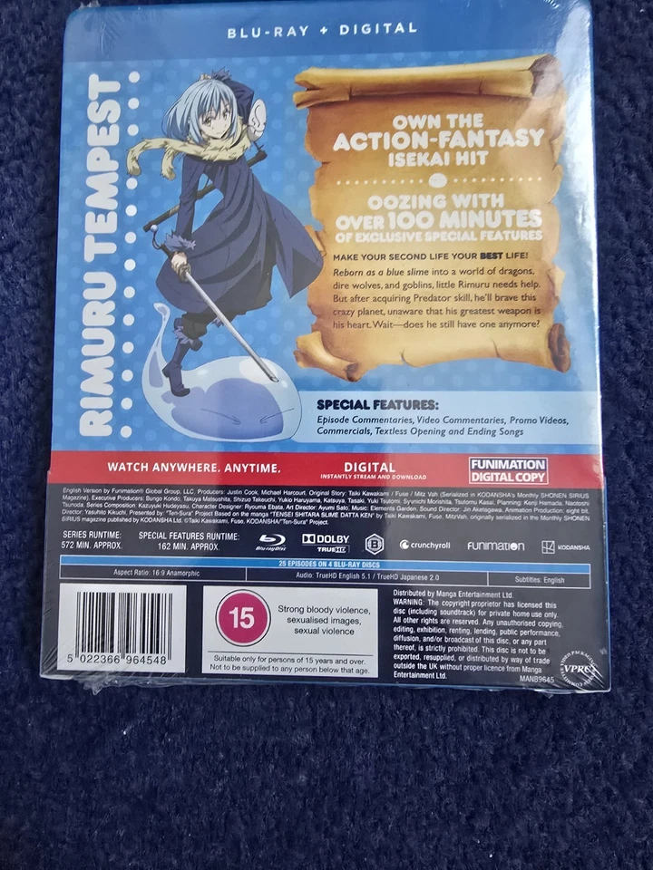 That Time I Got Reincarnated As A Slime Complete Season 1 Steelbook (NEW/SEALED) - Image 3 of 4