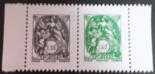 FRANCE 2026 Pair of 2 TYPE BLANC Stamps MNH New Unhinged