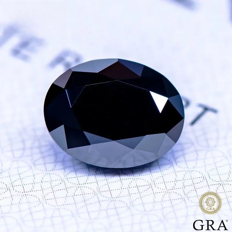 Full Size Multicolor Loose Moissanite 0.5-10ct Oval Cut for DIY Jewelry on Sale - Image 2 of 4