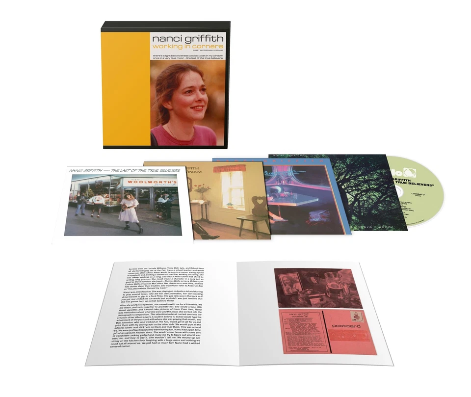 Nanci Griffith Working in Corners (CD) Box Set - Image 2 of 3