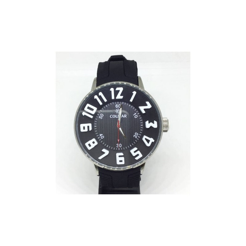 Reloj Caballero Colmar negro impermeable 5 ATM