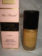 Too Faced Born This Way Foundation Light Beige 1oz/30ml Makeup Medium To Full