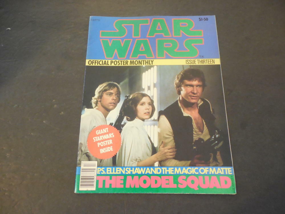 Star Wars Official Poster Magazine #13 1977 LucasFilm The Model Squad   ID:34960