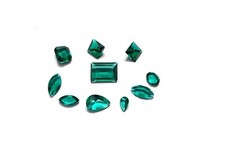 10 Pcs Sea Green Color Cabochon Hydro Gemstone Fancy Jewellery Making Cabochon