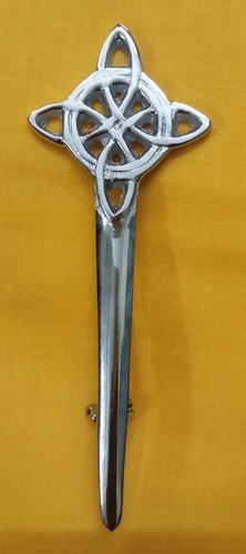 Scottish Kilt Pin Various Design Chrome/Highland Kilt Pins Metal 4''/Pin Brooch - Picture 22 of 36